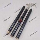 Silver Brass Crocodile Alligator Handle Vintage Black Wooden Walking Stick Cane