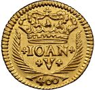 Portugal - 1722 Jo  o V Gold 400 Reis - Ngc Ms62 - Rare Only 6 Known To Ngc