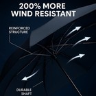 Windproof Automatic Travel Umbrella Folding Water Resistant Backpack Rain