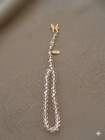 Clear Crystal Misbaha - Islamic Prayer Beads Tasbih With Leaf Charms1