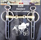 Carriage Driving Liverpool Lozenge Horse Bit Style D29 Mini - Large