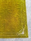 Vintage Beautiful Floral Embroidered Green Velvet Hanging Panel 155x128 Cm