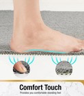 Soft Textured Shower Mat Non Slip Anti Mould For Inside Shower   Bathtub Mats   