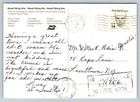 1986 Royal Viking Line Cruise Ship Postcard Ny Postmark Ocean Liner Travel
