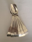 Antique 1800s Set Of 6 Early    n Harding   coin Silver Spoons