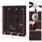 67  Bedroom Clothes Closet Wardrobe Non-woven Fabric Cover Coat Organizer Rack