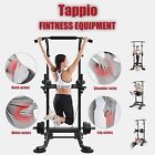 Power Tower Pull Up Bar Pull Up Dip Station W  Barbell Hook And Dumbbell Stand