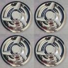 4pcs 1964-74 Wheel Center Cap Aftermarket For Chevy Gm Rally 3 Tri-bar Sleek