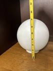 Lamp Shade White Glass Round Light Cover Globe Ball 7    Vintage