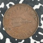  1859-60  Prince Edward Island  speed The Plough  1 2 Penny Token Lot f5839