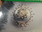 Vtg Tiny Treasure Ornament Kit Crystal Dazzle Satin Sequin Bead Christmas I1