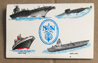 Newport News Shipbuilding Matchbook - Aerial Photo Of Ss United States   America
