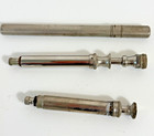 Antique C1900 Doctor Medical Hypodermic Syringe Needle Kit With Leather Case