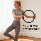 12 Pack Pilates Ring Set - 15 Inch Magic Circle Bulk Yoga Fitness Rings For Full