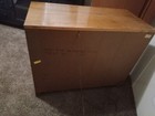 Hudson s 1975 Wood Store Display Case Vintage Showcase Retail Oak Glass Counter 