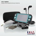 Dreamgear Starter Kit Lite For Nintendo Switch Lite - Case  Grip  Earbud    More