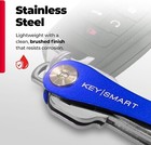 Keysmart - Compact Key Holder  2-8 Keys  Blue 