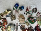 Lot Of 49 Christmas Ornaments - Bells  Snowman  Santa  Drum  Rabbit And More