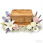 Fitwowfit Pet Memorial Urns For Dogs Or Cats Ashes  Solid Acacia Wooden Funer   