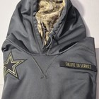 Nike Dallas Cowboys Nfl Salute To Service Hoodie Sweatshirt 2xl Gray Military