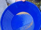 Presidentgold   s   14    Inch   Gold Pan W  Riffles For Gold Prospecting   Blue