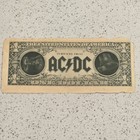 Ac dc Razors Edge Money Talks Angus Young Promotional One Dollar 1990 Concert