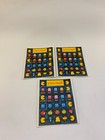 Vintage 1982 Pac-man Stickers Midway 3 Sheets