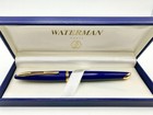 Waterman Carene Abyss Blue Gold Rollerball Pen In Box