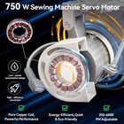 New Industrial Sewing Machine Motor 110v 750w 1hp 200-6000rpm 