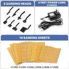 Shall Mini Pen Sander  12v Electric Reciprocating Sander With 4 Adjustable Speed