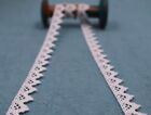 French Antique Bobbin Lace Trim Cotton Dentelle Du Puy En Velay Ribbon Vintage
