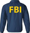 Fbi Jacket With Reflective Decorations  Burt Macklin Costume 