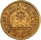 Chile - 1834 So-ij - Republic 2 Escudos - Ngc Vf35 - Rare - Mintage Only 4 648