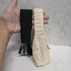 Vtg Harley-davidson Womens Headbands  2  One Black   One Cream