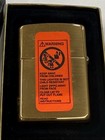 Zippo 1996 Barrett Smythe Cobra Brass Lighter Sealed In Box C297