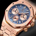 Luxury Mens Chronograph Quartz Wristwatch Business Luminous Waterproof Watch