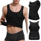 Men Body Shaper Slimming Tummy Vest Thermal Compression Shirt Tank Top Shapewear