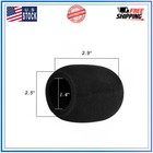 10 Pack Foam Microphone Covers Windscreen Handheld Stage Mic Pop Filter Black