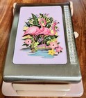Vtg Bates Cavelier List Finder Pink Flamingo Address Book Unused Mcm Retro Rare