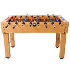 54 Inch Hurricane Foosball Table Light Cherry Finish Analog Scoring Game Room