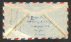 Burma Myanmar 145-46 149   161 Stamps Rangoon To Usa Airmail Cover  c  1956 