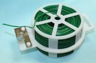 328ft 100m Kitchen Bag Gardening Plant Green Twist Tie Wire Roll With Cutter