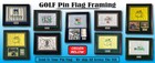 Golf Pin Flag Framing Custom Frame Pga Tour Get Your Signed Pin Flags Framed       