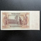 Ww2 Memorabilia 1942 5 Mark Banknote German Currency Germany Wwii Paper Money