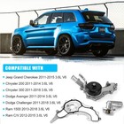 Water Pump W gasket And Thermostat Housing For 11-20 Jeep Grand Cherokee 3 6l Iv