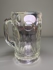 Collectable  A w Root Beer Soda Mug 6   Tall Dimple Sides Heavy Glass Handle