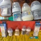 89pcs Lot Nib Baby Bottles Spoon fork Set   80 Nb Diapers Huggies Pampers Honest
