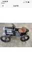 Snap-on Special Pedal Car Ride-on Toy Vehicle Black silver With Brown Seat