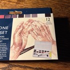 Nib Derwent 12 Half Pan Shade And Tone Mixed Media Set New Artists Quality New