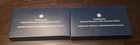 2001 P d Proof   Unc Buffalo Silver Commemorative Dollar 2 Coin Set Box  2 Sets 